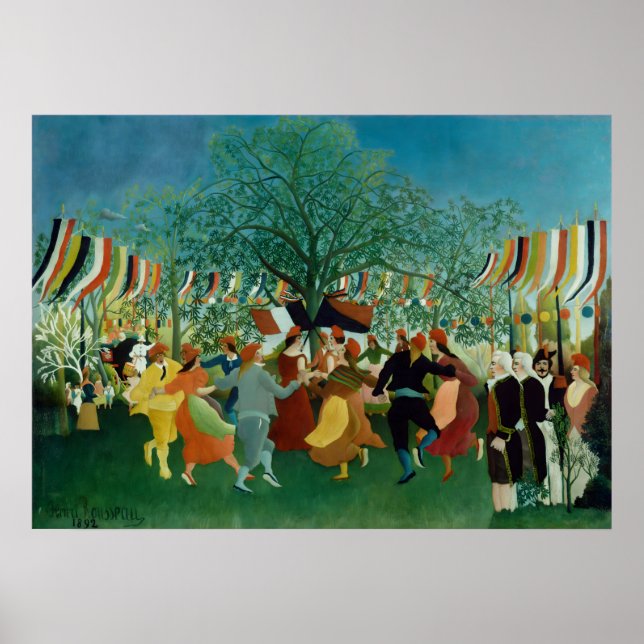 Poster Henri Rousseau - Um Centenário da Independência (Frente)