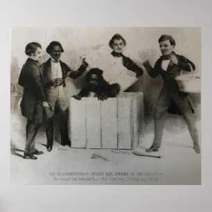 Poster Henry "Box" Brown at Philadelphia
