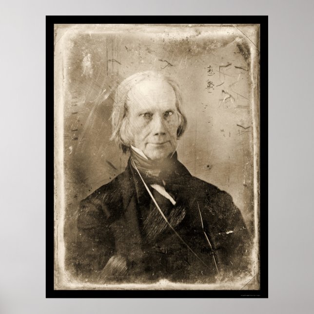 Pôster Henry Clay Daguerreotype 1851 (Frente)