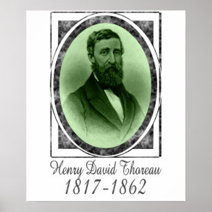 Poster Henry David Thoreau