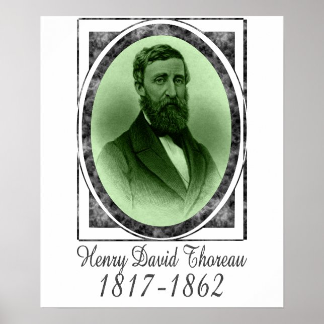 Poster Henry David Thoreau (Frente)