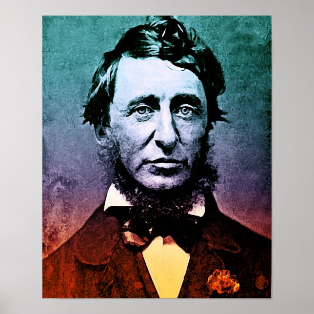 Poster Henry David Thoreau (Frente)