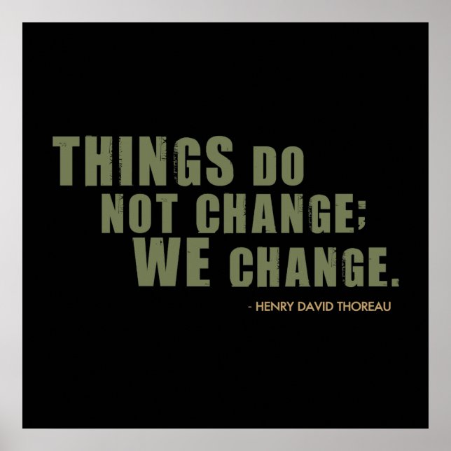 Pôster Henry David Thoreau Cote (Frente)