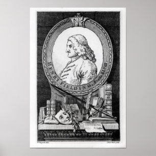 Poster Henry Fielding na idade de quarenta e oito