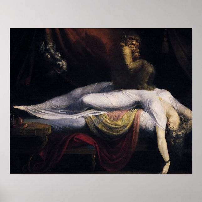Poster Henry Fuseli - O Pesadelo (Frente)