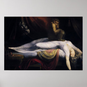 Poster Henry Fuseli - o pesadelo