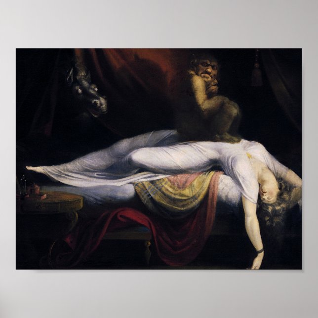 Poster Henry Fuseli - O Pesadelo (Frente)
