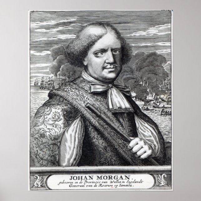 Pôster Henry Morgan, 1678 (Frente)