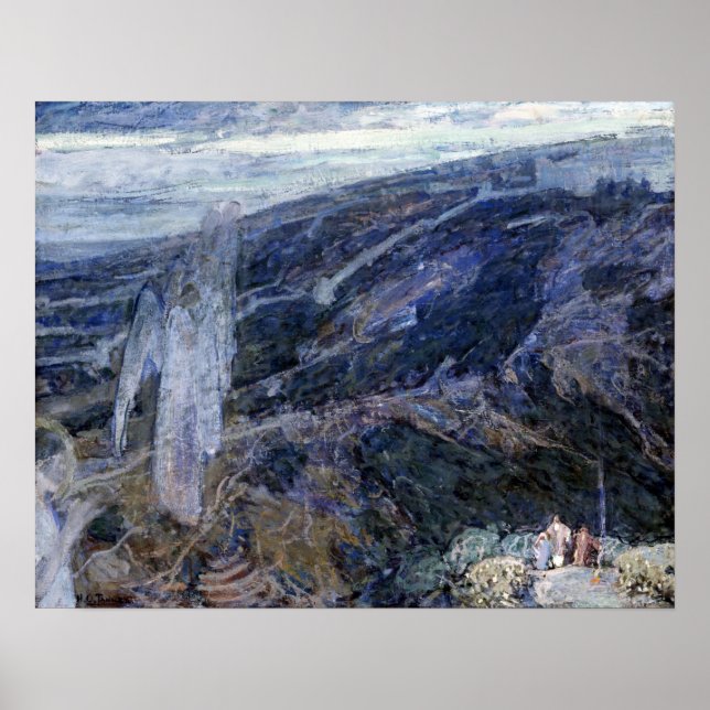 Poster Henry Ossawa Tanner Angels (Frente)