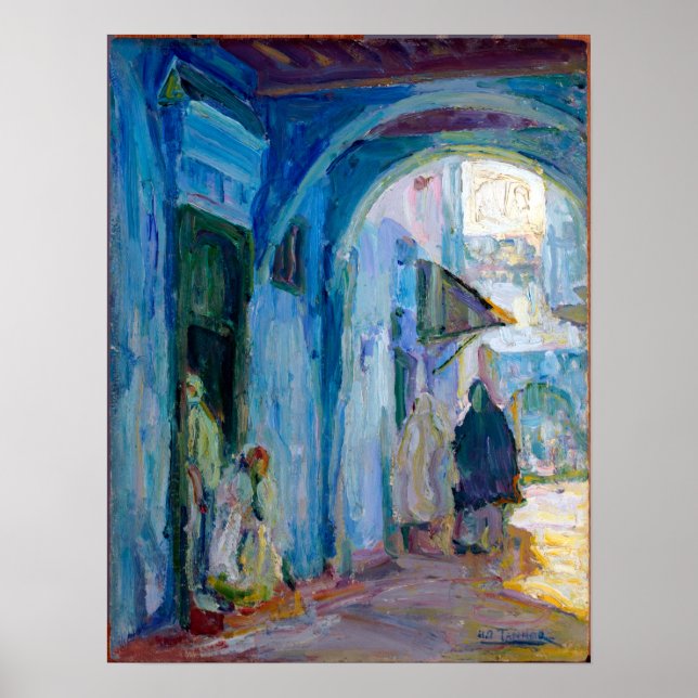 Poster Henry Ossawa Tanner Street em Tangier (Frente)