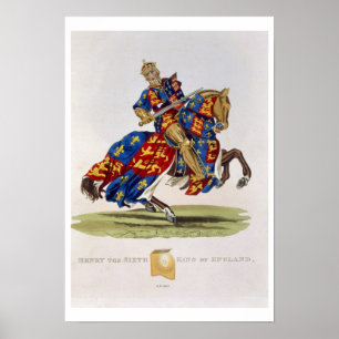 Poster Henry VI, rei de Inglaterra (1421-71), 1422, 'de A