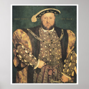 Pôster Henry VIII, 1539-40 Hans Holbein o mais novo