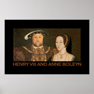 Pôster Henry VIII e Anne Boleyn 2