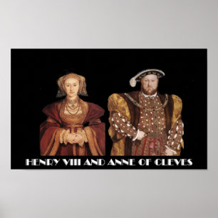 Pôster Henry VIII e Anne de Cleves