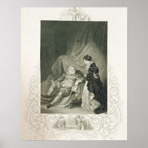 Pôster Henry VIII e Catherine Parr, no jogo Henry V