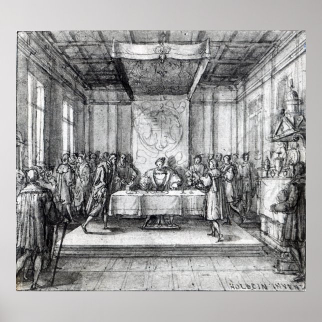 Pôster Henry VIII in his privy chamber (Frente)