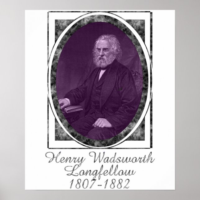 Poster Henry Wadsworth Longfellow (Frente)