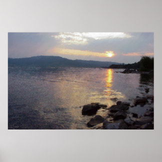 Poster Henry's Lake Sunset