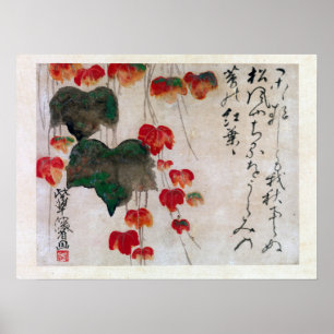 Pôster Hera do outono de Ogata Kenzan