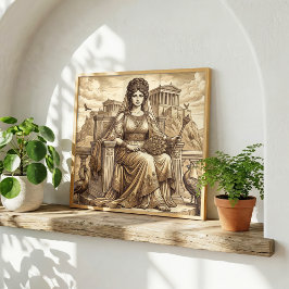 Poster Hera Mitologia Grega