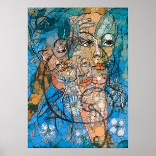 Poster Hera, pontos infinitos por trás de Francis Picabia