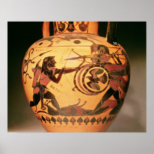 Pôster Heracles que luta Geryon