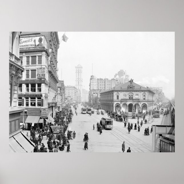 Poster Herald Square, Nova Iorque, 1905 (Frente)