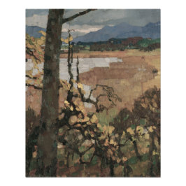 Pôster Herbst e Chiemsee | Leo Putz Landscape Art