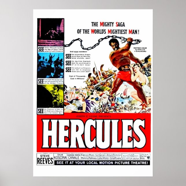 Poster Hércules (Frente)
