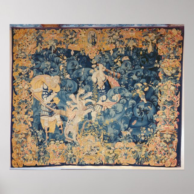 Pôster Hércules e a Hidra Lernaena (Frente)