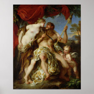 Poster Hércules e Omphale, 1724