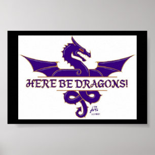 Pôster here be dragons