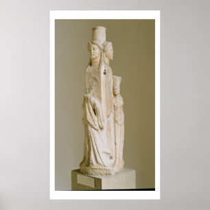 Pôster Herm Triform de Hecate, escultura de mármore, pe