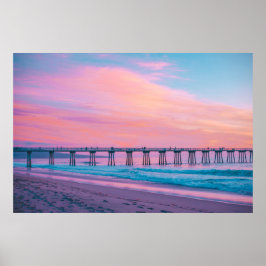 POSTER HERMOSA BEACH, CALIFÓRNIA, EUA