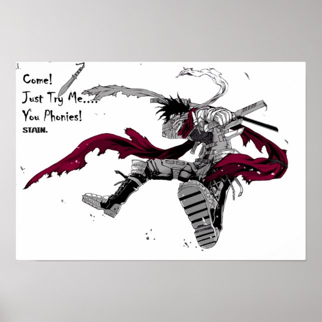 Poster Hero Killer Stain (Frente)