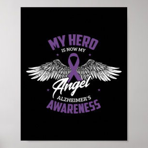 Poster Herói Agora É Meu Anjo Conscientização do Alzheime
