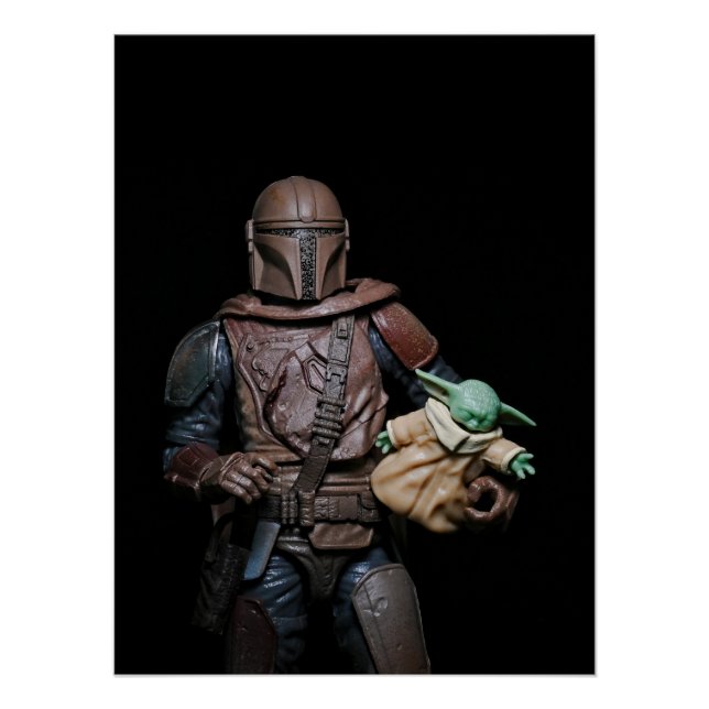 Pôster Herói do Espaço da Fotografia dos Brinquedos (Frente)