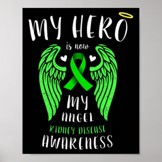 Poster Herói É Meu Anjo - Lembrança Da Doença Dos Rins
