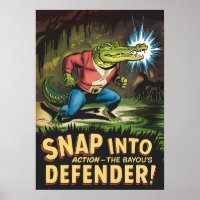 Heroico Alligator Estilo de Bicho Bayou Defender