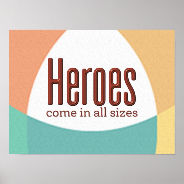 Pôster Heróis (Frente)
