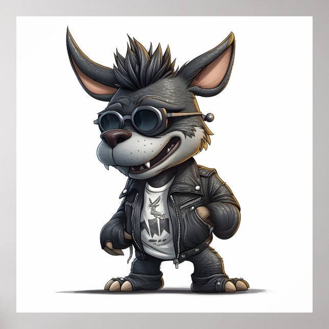 Poster Heróis animados (Frente)