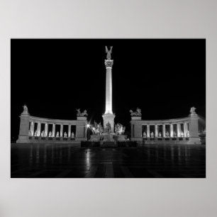 Poster Heróis Budapest quadrado