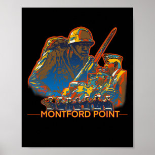 Poster Heróis De Inventores Negros Montford Point Preto