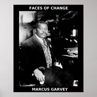 Pôster Heróis do Mês da História Negra - Marcus Garvey