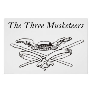 Pôster Heróis dos Três Mosqueteiros - Alexandre Dumas