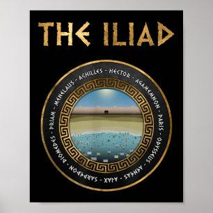 Poster Heróis Ilíados Da Guerra De Troia