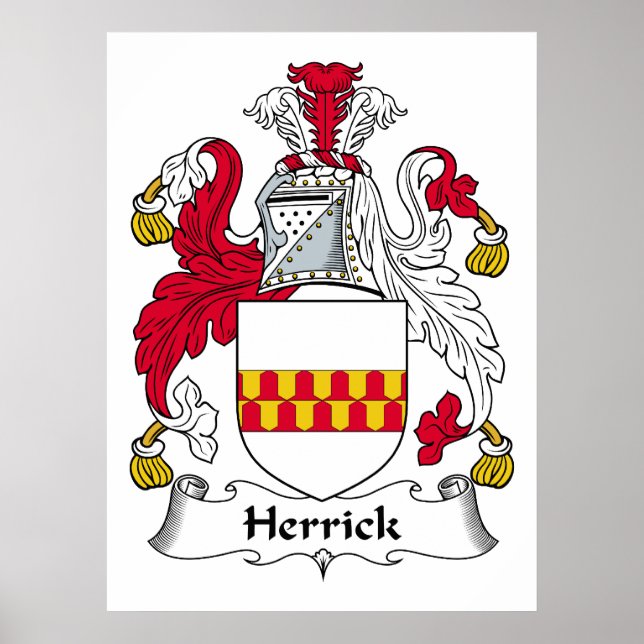 Pôster Herrick Family Crest (Frente)