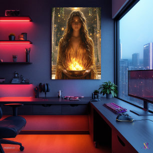 Poster Hestia, Deusa do Coração - Guardião