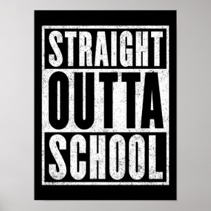 Poster Hetero fora da escola (Versão em desgosto)