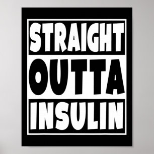 Poster Hetero Fora Da Insulina Diabetes Sensibilização Di